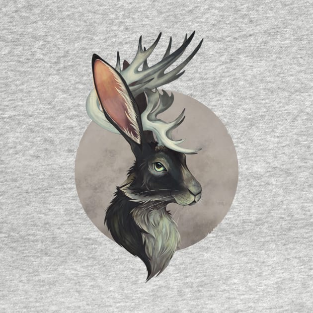 Jackalope by KanizoArt